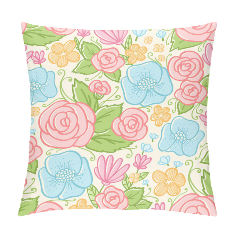 Personality  Roses And Violets Pattern Pillow Covers