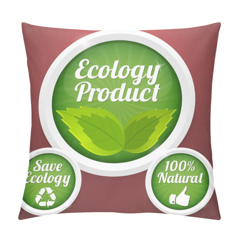 Personality  Ecology  Banner Vector Illustration   Pillow Covers