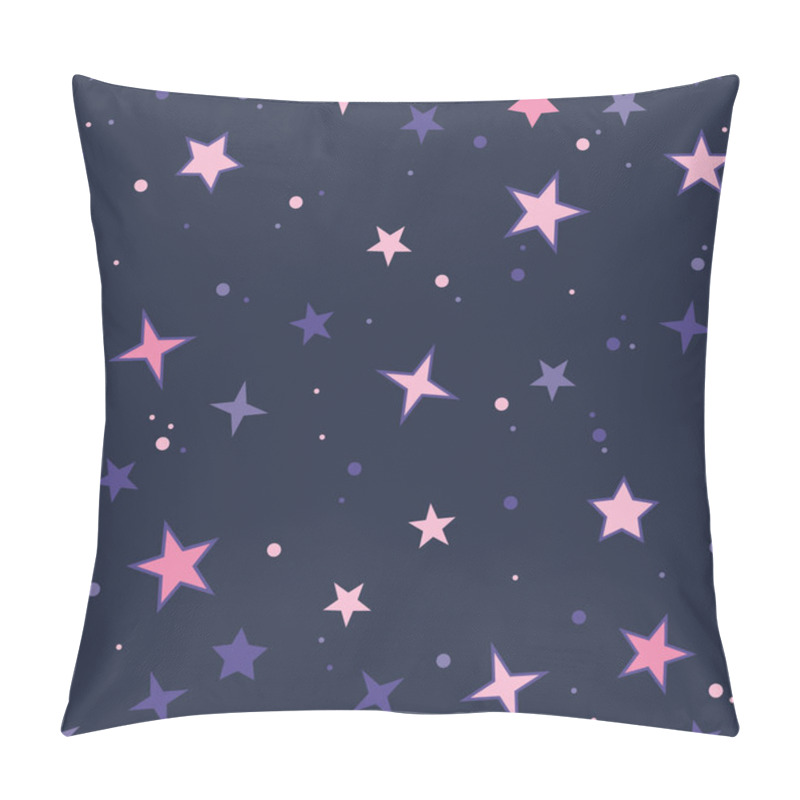 Personality  Vector Seamless Pattern With Stars Pillow Covers