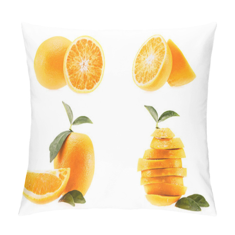 Personality  Collection Of Juicy Oranges Pillow Covers