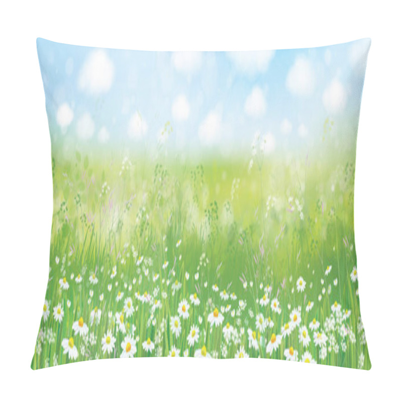 Personality  Summer Nature Background Pillow Covers