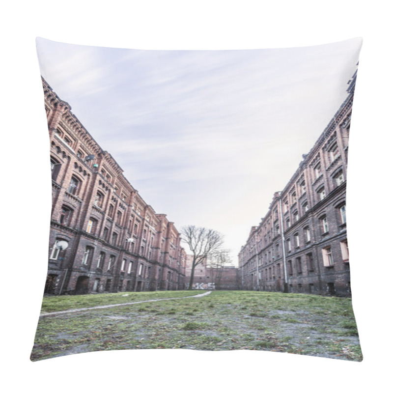 Personality  Historic, Postindustrial Blocks Of Flat In Lodz, Poland Pillow Covers