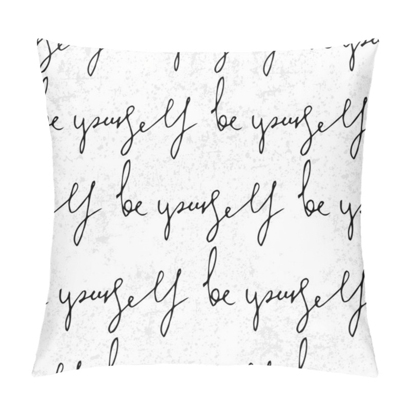 Personality  Pattern With Inspirational Quotes Pillow Covers