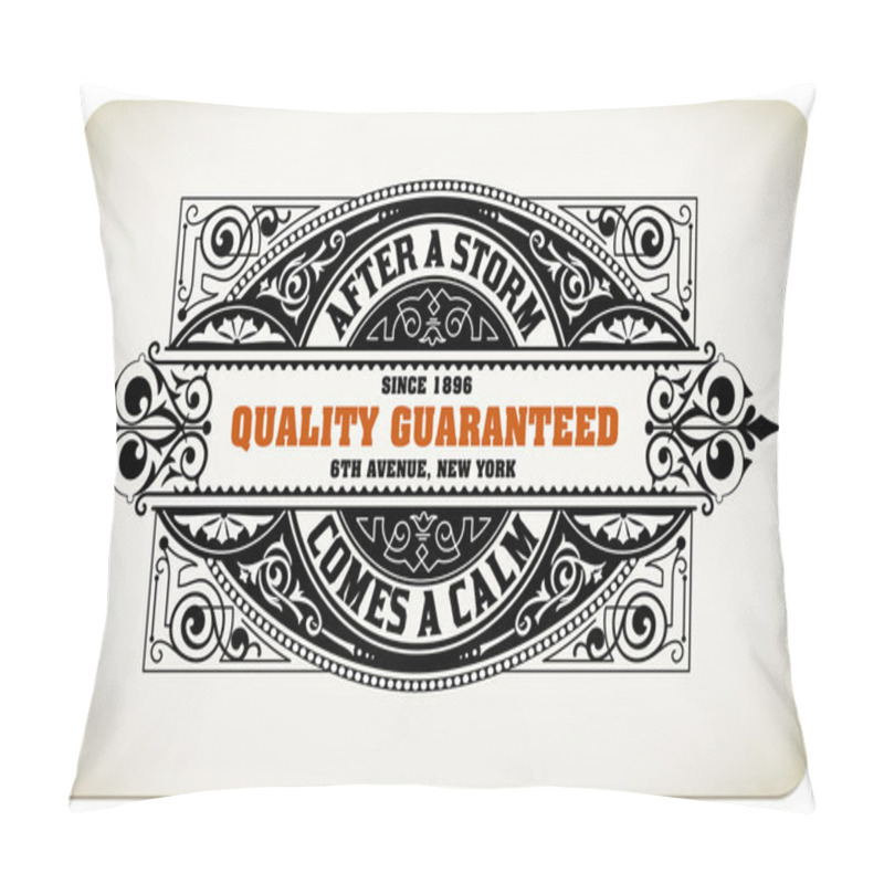 Personality  Retro Label Pillow Covers