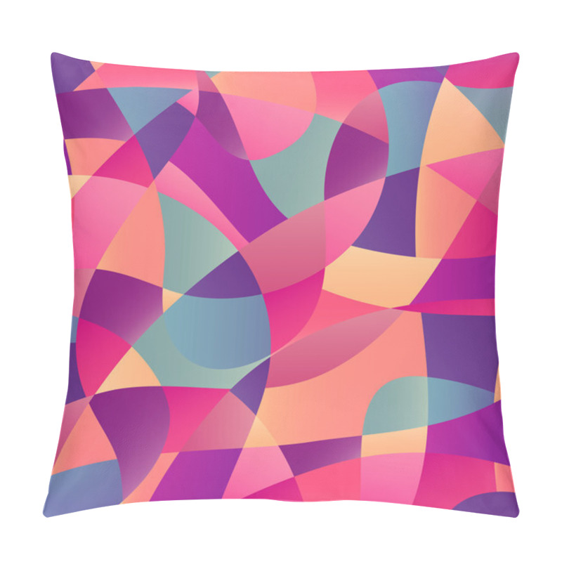 Personality  Abstract Pattern With Geometric Motifs Pillow Covers