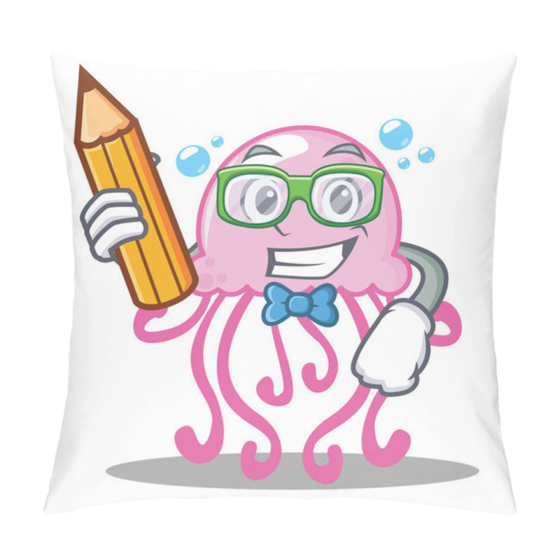 Personality  Student Cute Jellyfish Character Cartoon Pillow Covers