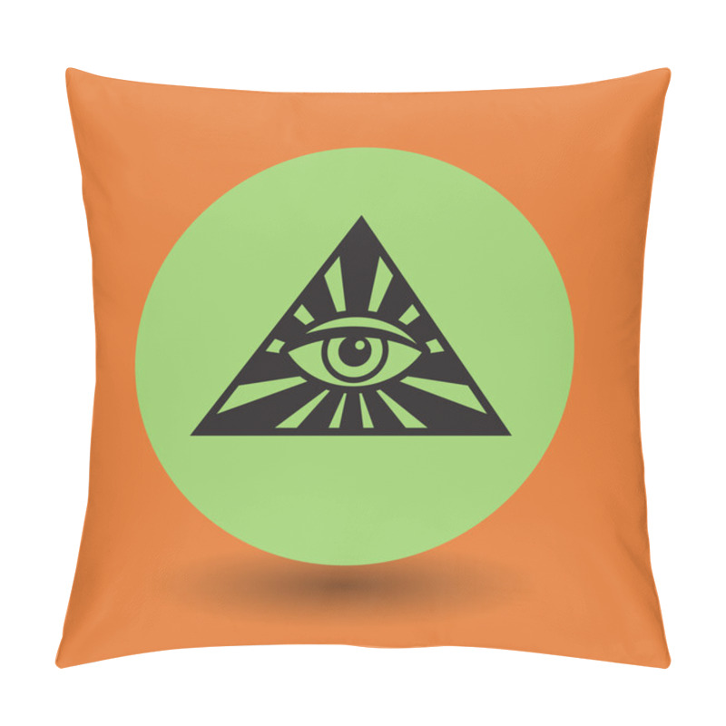 Personality  Eye Of Providence Symbol Pillow Covers