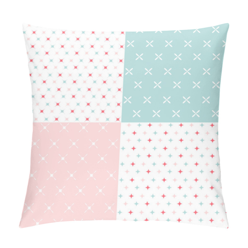 Personality  Set Of Seamless Patterns Pillow Covers