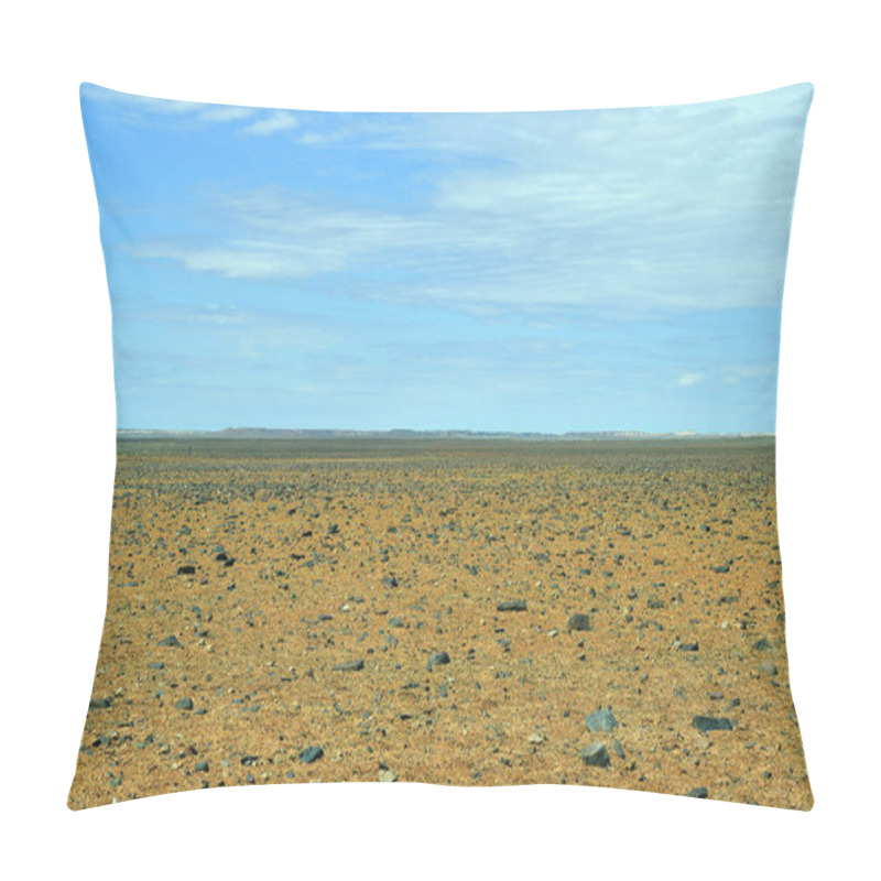 Personality  Australia, Coober Pedy, Moon Plain Pillow Covers