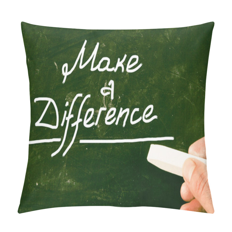 Personality  Make A Difference Concept Pillow Covers