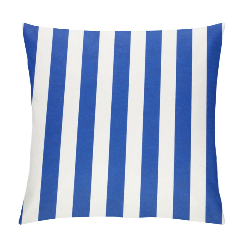 Personality  Blue And White Striped Fabric Background  Pillow Covers