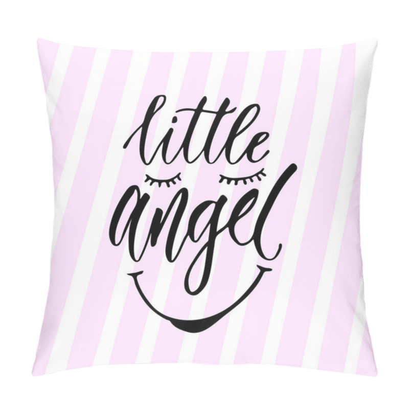 Personality  Modern Calligraphy. Little Angel Print Pillow Covers