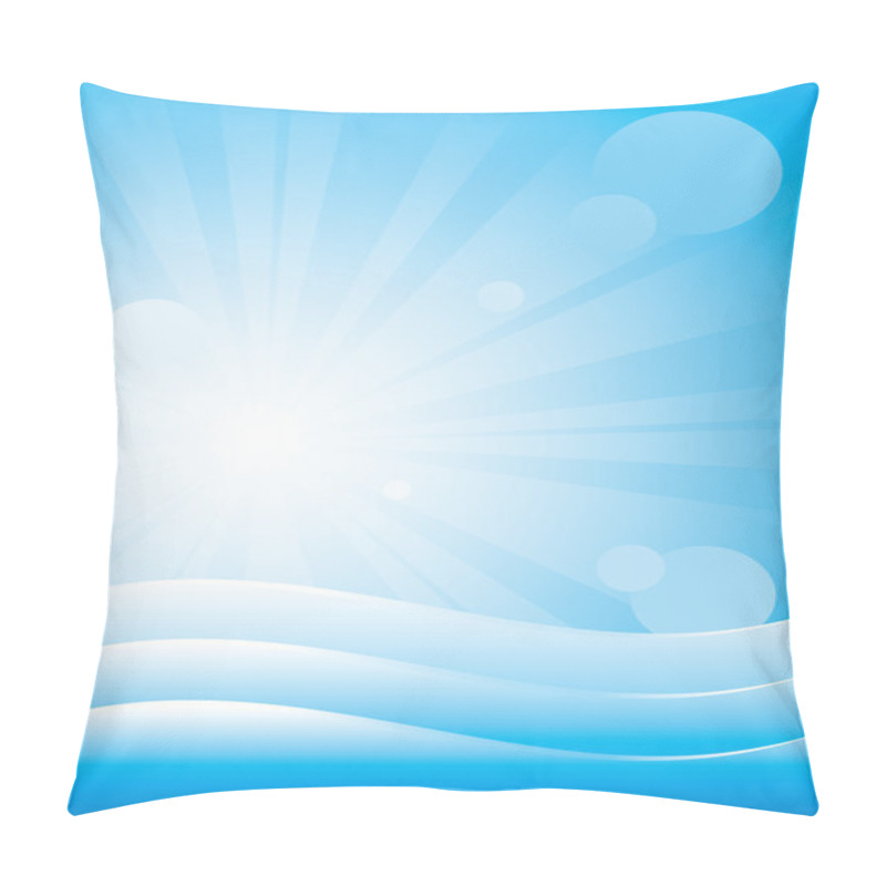 Personality  Ocean Background Pillow Covers