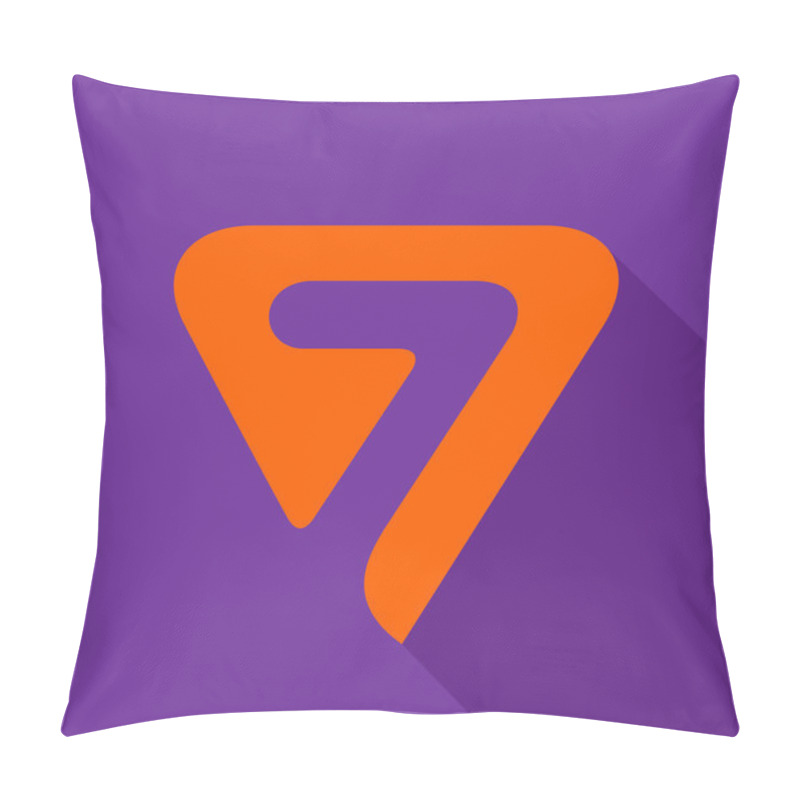 Personality  Number Seven Logo Pillow Covers