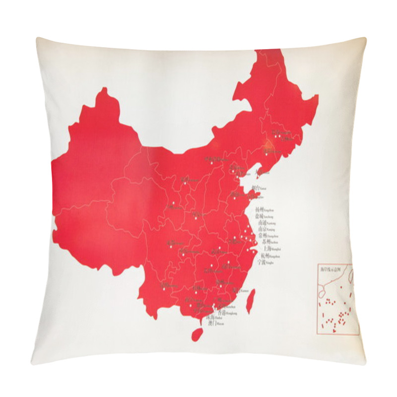 Personality  Spring Fair Housing Nanping Chongqing International Convention And Exhibition Center In China Trade Site Map Pillow Covers