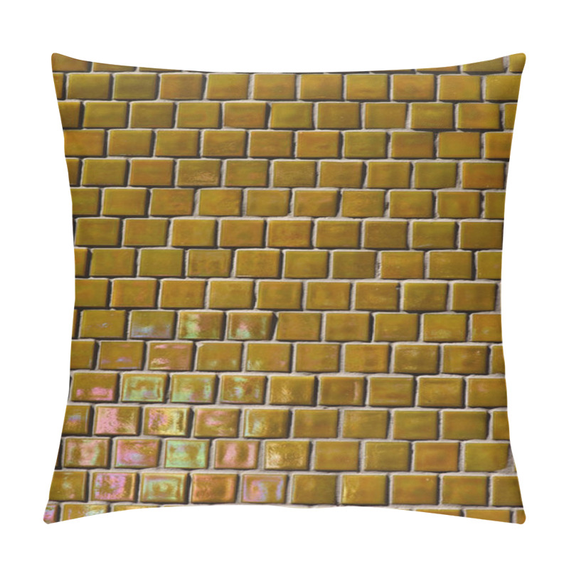 Personality  Full Frame Image Of Ceramic Tile Wall Background Pillow Covers