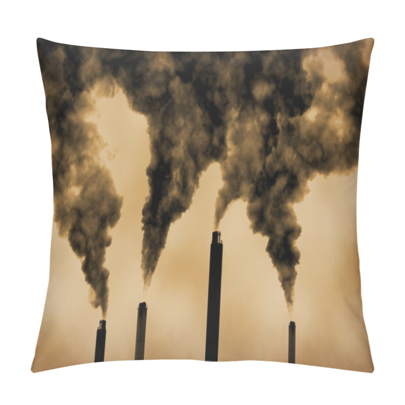 Personality  Global Warming Factory Emissions Pollution Pillow Covers