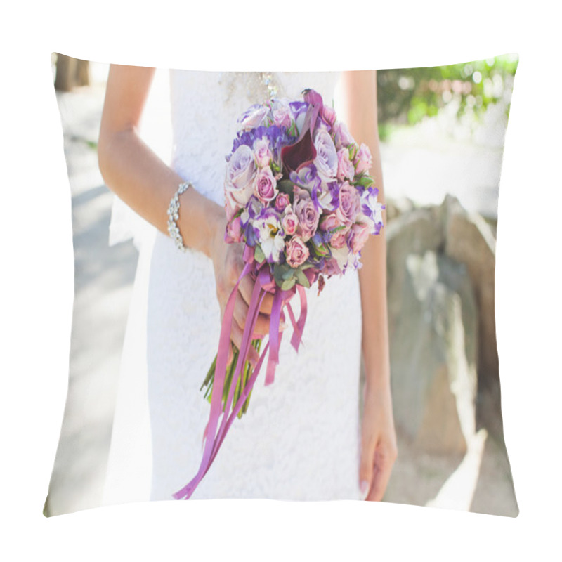 Personality  Beautiful Wedding Bouquet Pillow Covers