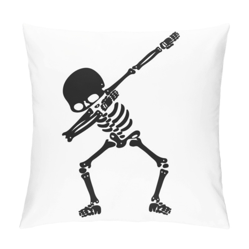 Personality  Skeleton Dabbing, A  Group Of Skeletons Doing Dab Pillow Covers