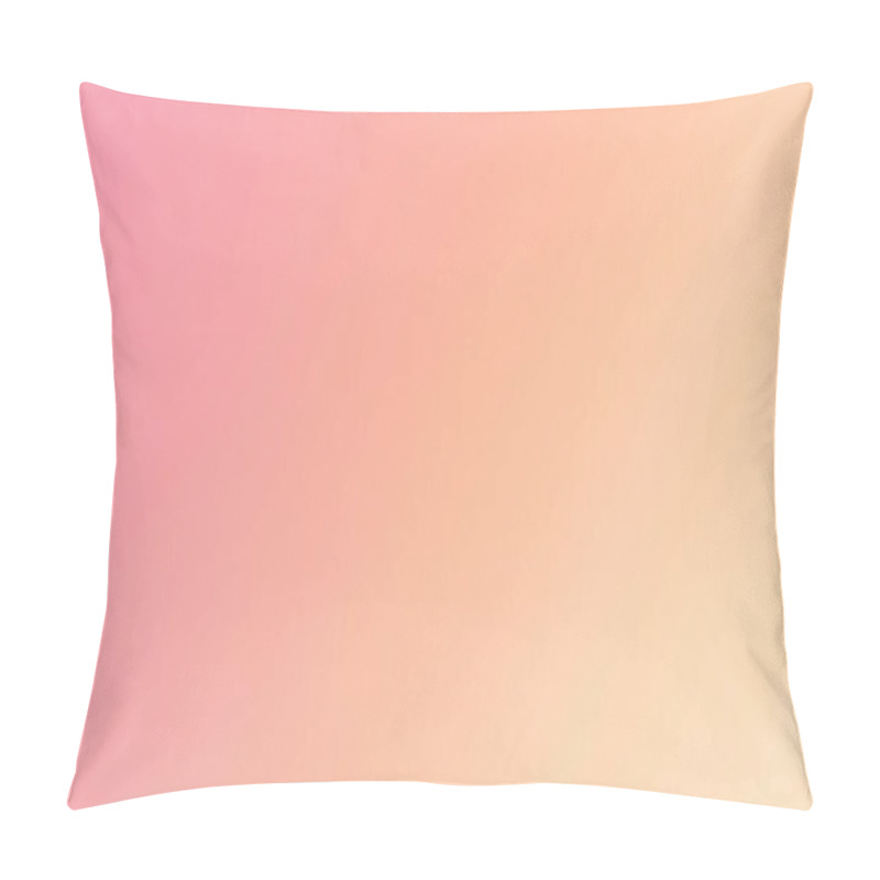 Personality  Soft Pink And Peach Gradient Minimalist Background Pillow Covers