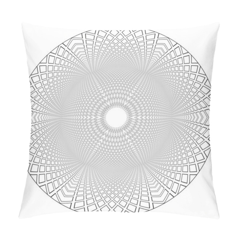 Personality  Circle Geometric 3D Pattern.  Pillow Covers