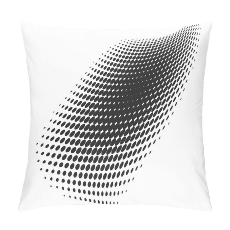 Personality  Abstract Halftone Background.Business Presentation Concept. Pillow Covers