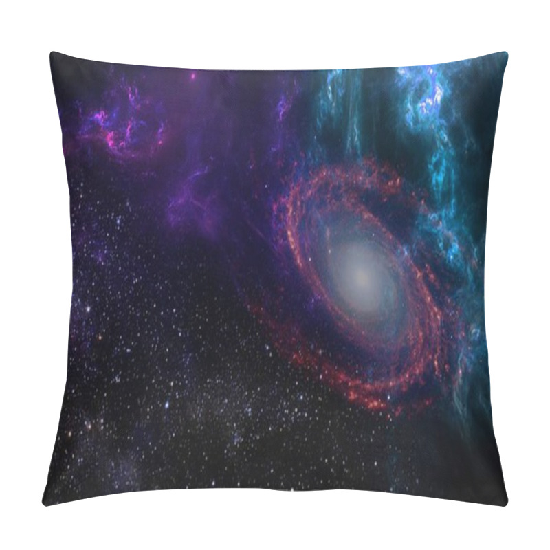 Personality  Universe All Existing Matter And Space Considered As A Whole The Cosmos.  Scene With Planets, Stars And Galaxies In Outer Space Showing The Beauty Of Space Exploration. Pillow Covers