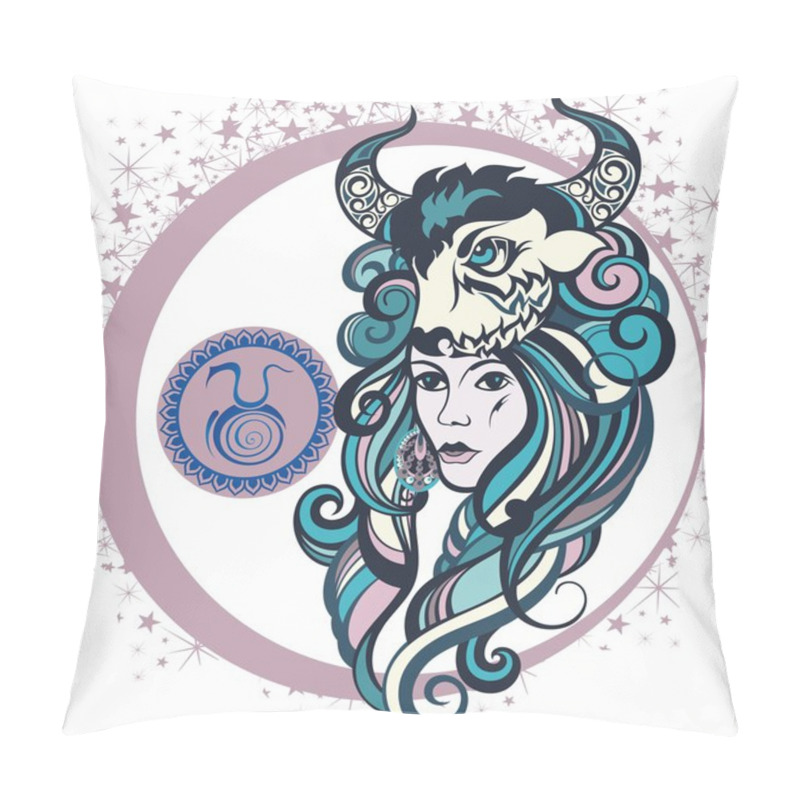 Personality  Decorative Zodiac Sign Taurus Pillow Covers