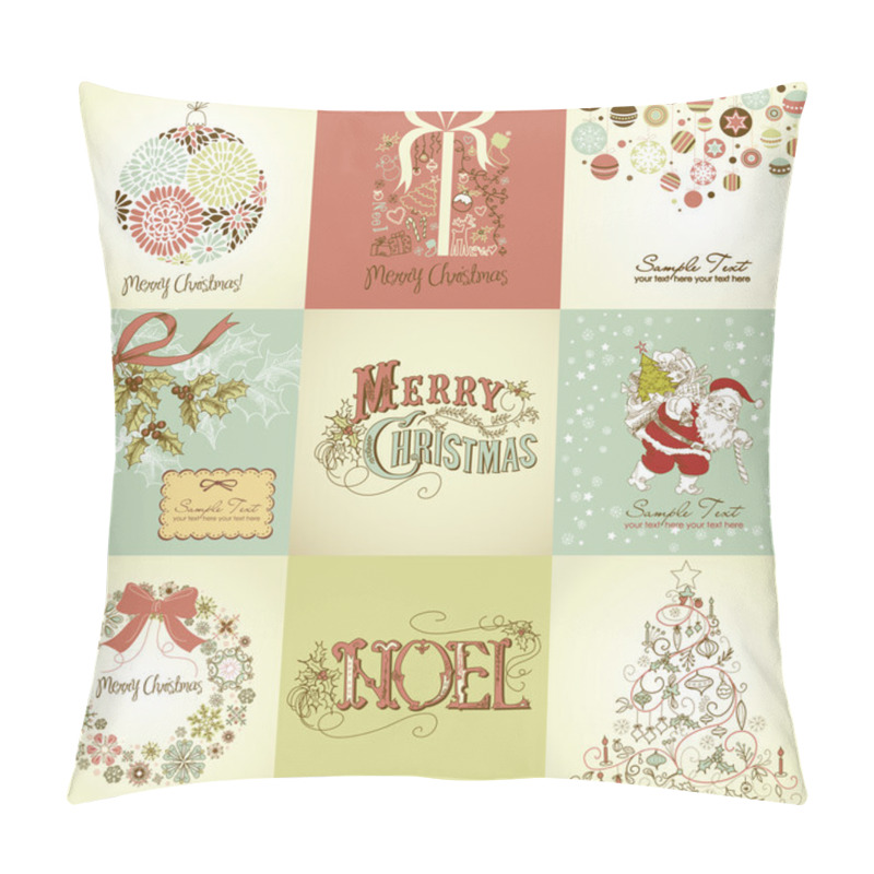 Personality  Christmas Cards Pillow Covers