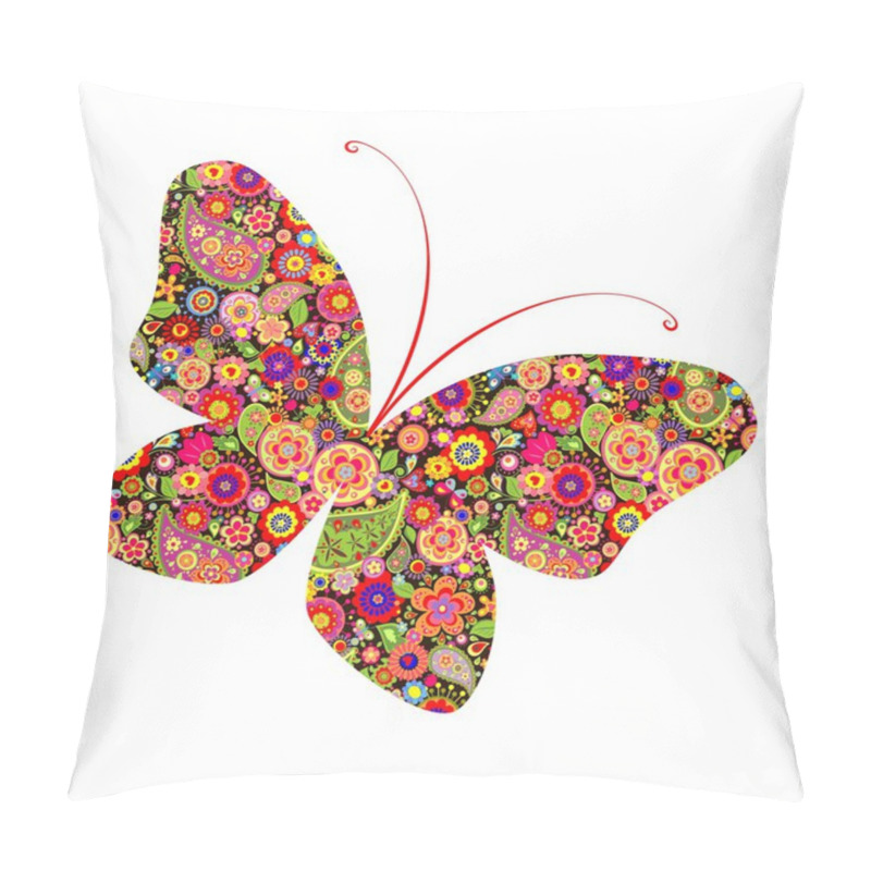 Personality  Print With Butterfy Pillow Covers