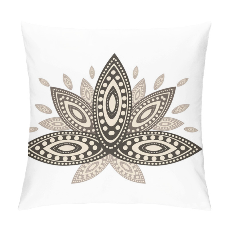 Personality  Indian Lotus Flower Pillow Covers