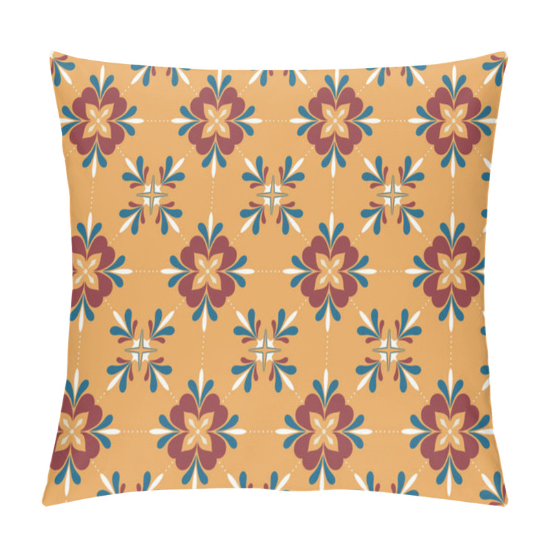 Personality  Illustration Of Tiles Textured Pattern Pillow Covers