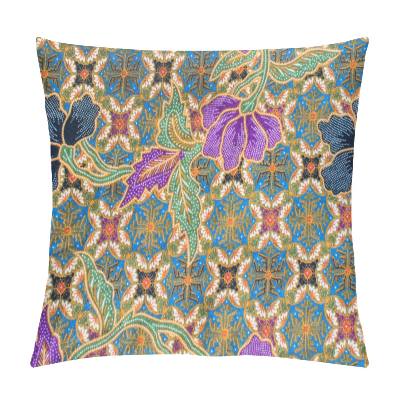 Personality  Beautiful Indonesia Floral Batik Patterns & Motifs Pillow Covers