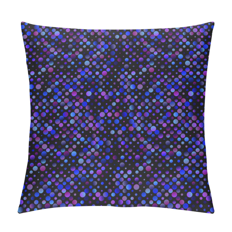 Personality  Geometrical Dot Pattern Background - Abstract Vector Illustration Pillow Covers