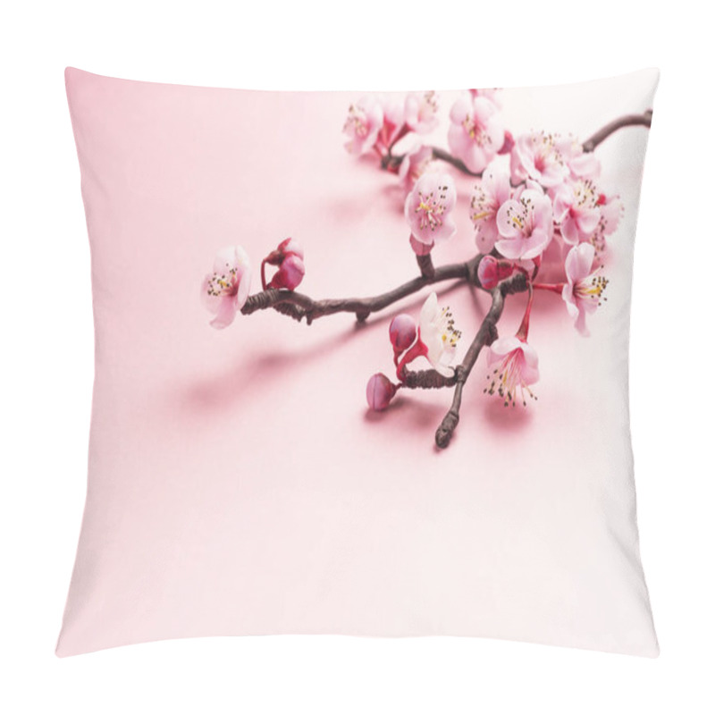 Personality  Sakura Branch On Pink Pillow Covers