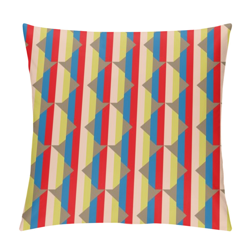 Personality  Abstract Creative Background With Repeated Shapes Pillow Covers