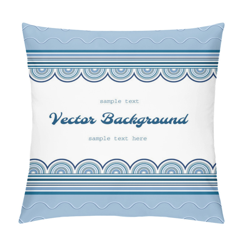 Personality  Wavy Background Pillow Covers