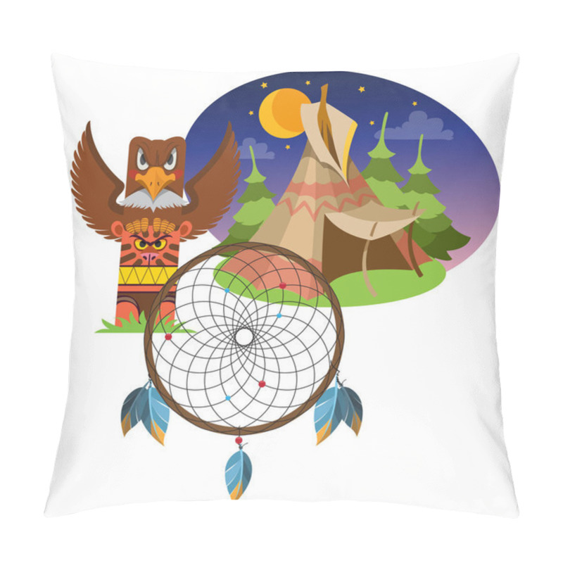 Personality  Dreamcatcher. Indians Talisman.  Pillow Covers