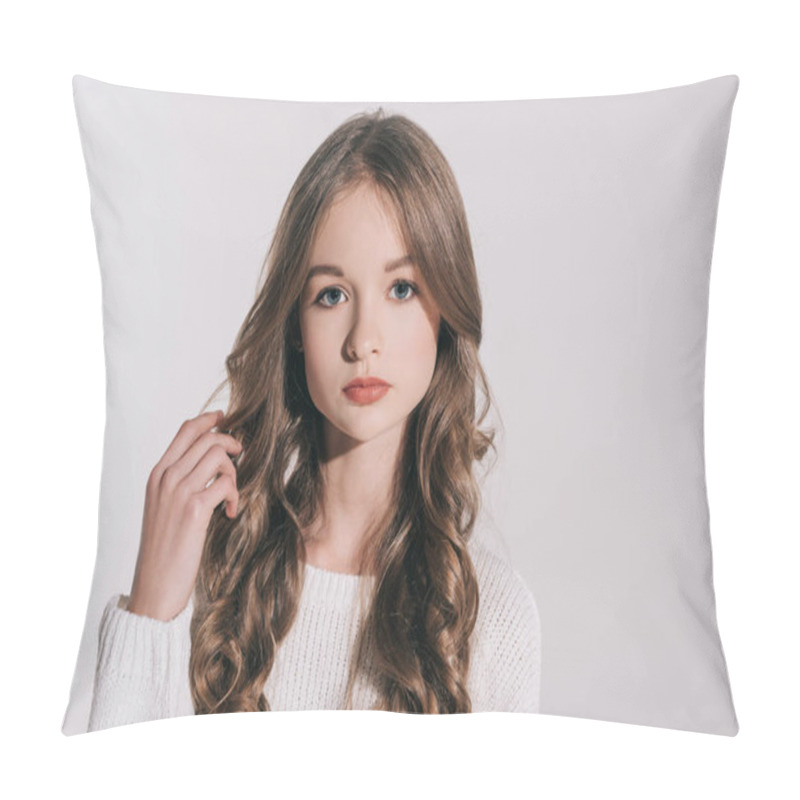 Personality  Beautiful Teenage Girl Pillow Covers