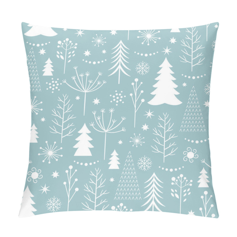 Personality  Seamless Christmas Pattern Pillow Covers