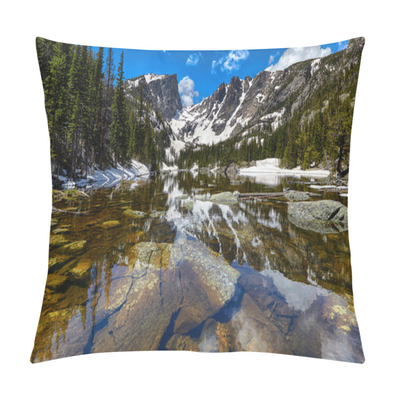 Personality  Dream Lake At The Rocky Mountain National Park Pillow Covers