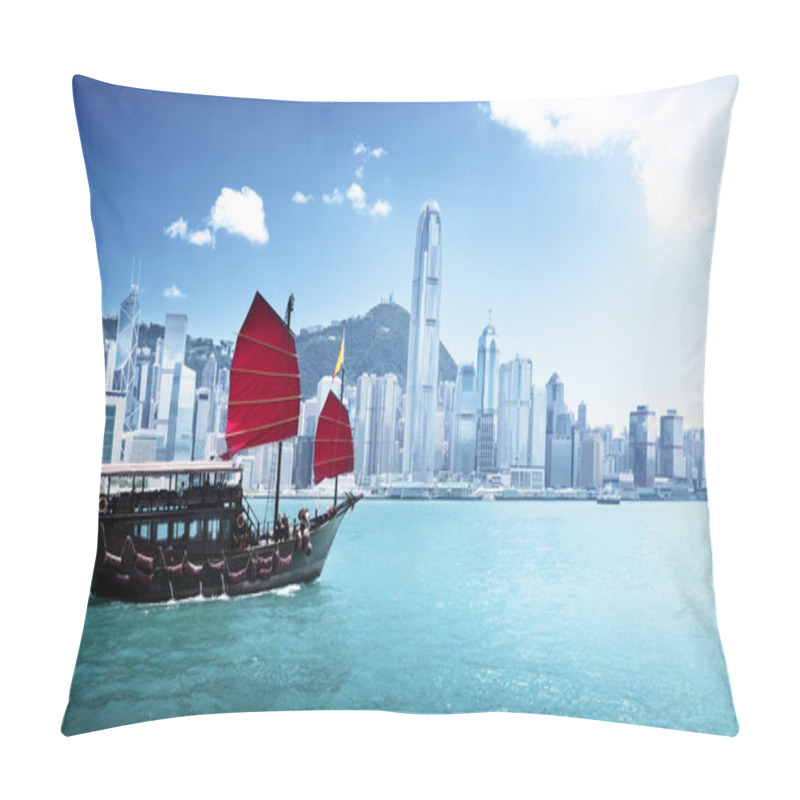 Personality  Hong Kong Harbour Pillow Covers