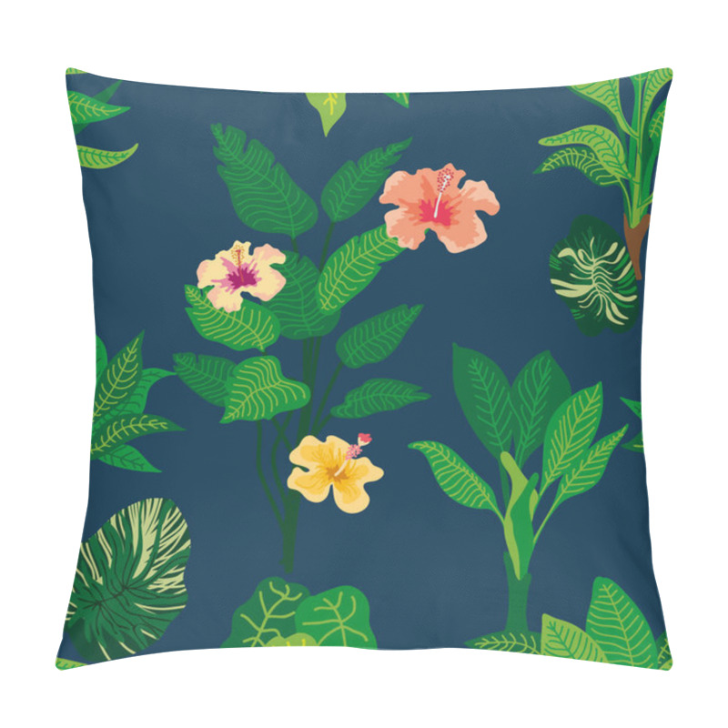 Personality  Fantasy Tropical Summer Garden.  Pillow Covers