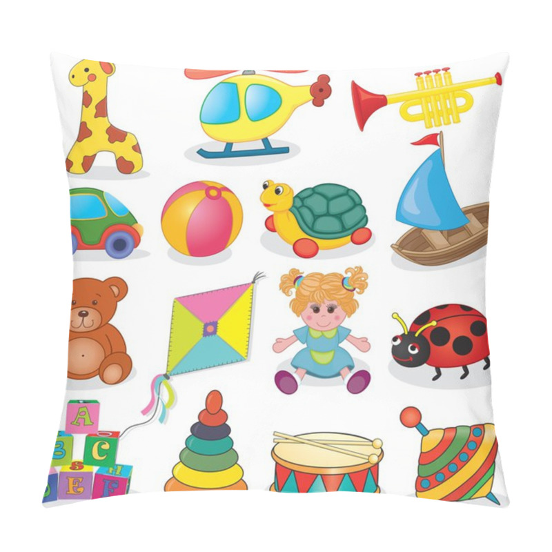 Personality  Baby's Toys Set Pillow Covers