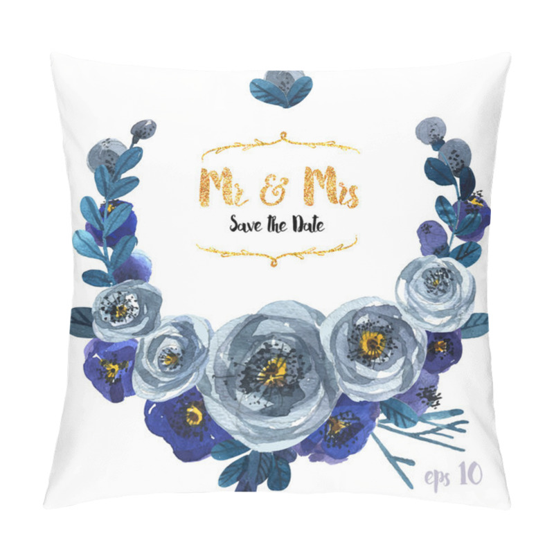 Personality  Collection Of Painted Flowers Pillow Covers