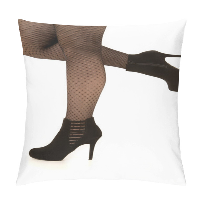 Personality  Womans Leg Wearing High Heels One Leg Up Pillow Covers