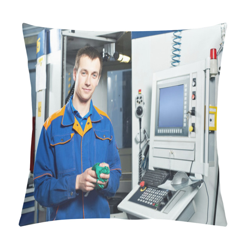 Personality  Worker At Tool Workshop Pillow Covers