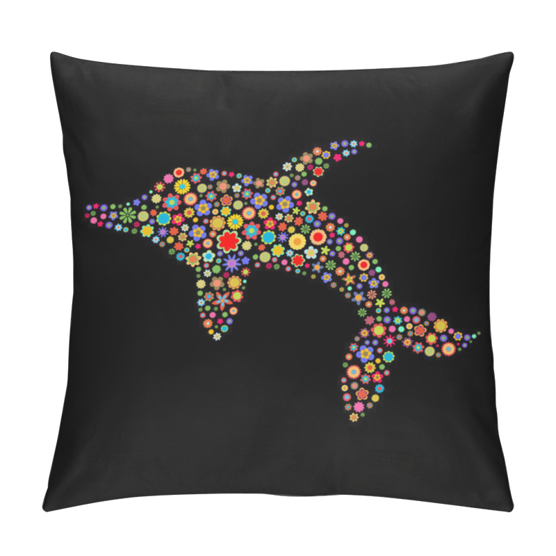 Personality  Dolphine Shape Pillow Covers