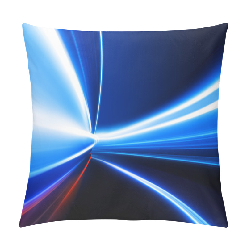 Personality  Speed On Night Road Pillow Covers