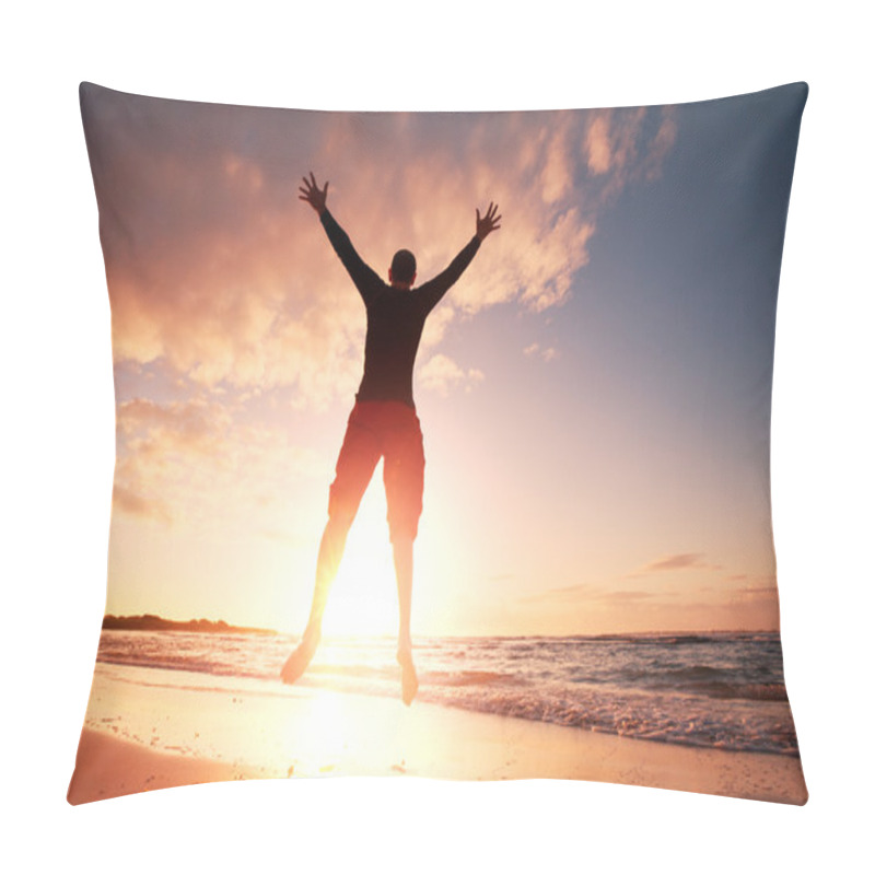 Personality  Jumping Boy Pillow Covers